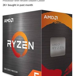 AMD Ryzen 5 5600X 6-core, 12-Thread Unlocked Desktop Processor with Wraith Stealth CoolerAMD Ryzen 5 5600X 6-core, 12-Thread Unlocked Desktop Processo