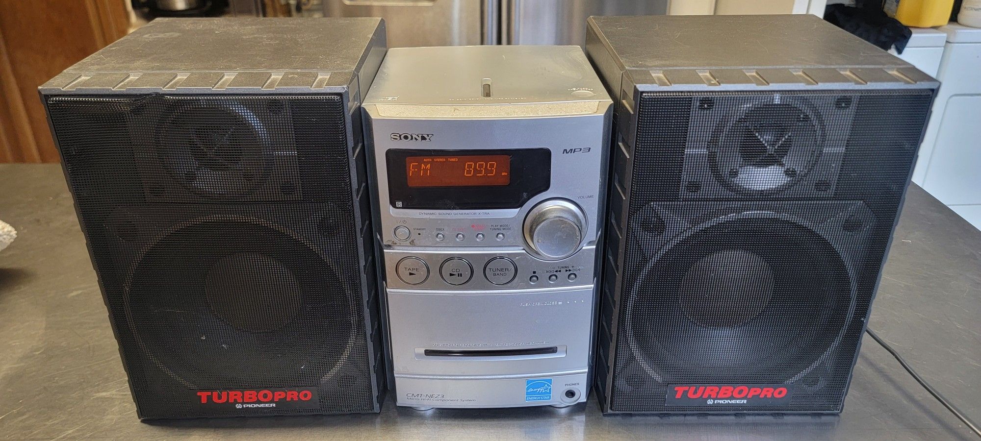 Sony CMT NEZ3 Micro Hi Fi Stereo System w/ Pioneer TURBOPRO