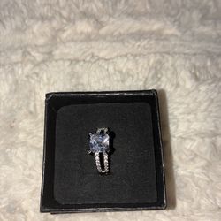 Moissanite ring