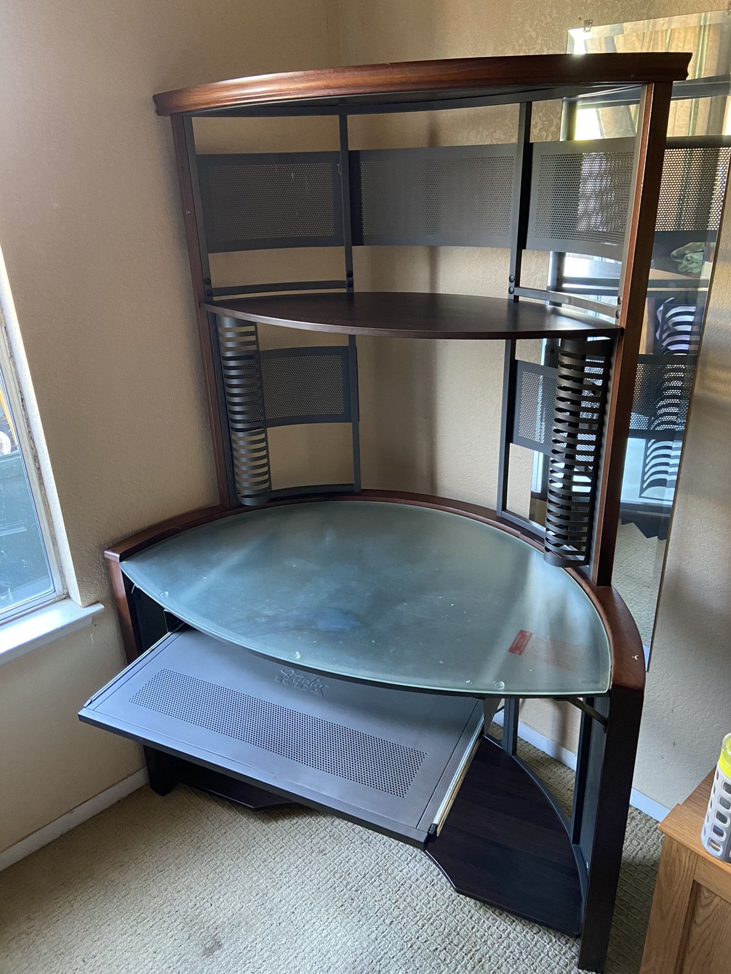 Glass Computer Desk