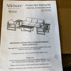 Amparo 6-piece Outdoor Patio Seating Set