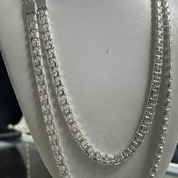 925 Silver Chino Link Chains