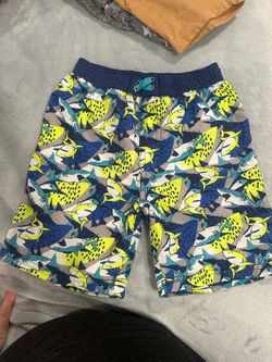 Spider-Man, Hurley, And Shark Swim Trunks 4t 