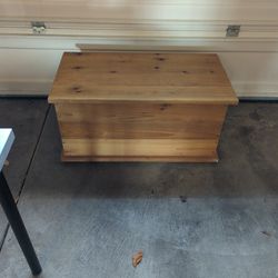 Wood Storage Chest or Blanket Trunk