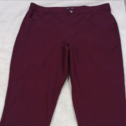 Burgundy Dress Pants Size L