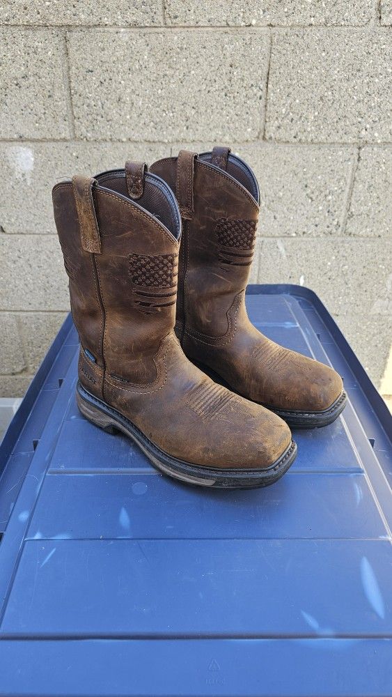 Size 9.5 EE Ariat Work Boots Composite Toe