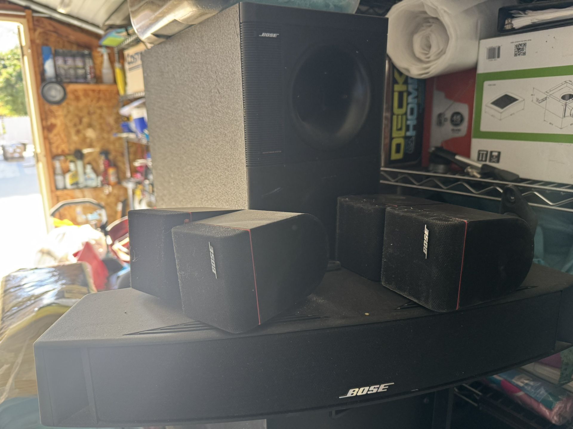 Bose Acoustimas With Center Speaker