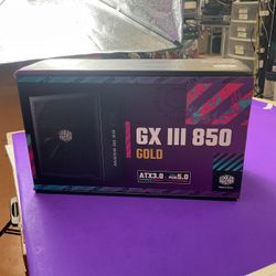 Cooler Master GX III 850 Gold – Fully Modular ATX 3.0 Power Supply (PCIe 5.0 Ready)