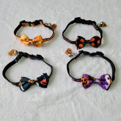 Halloween Pet Collar with Removable Bowtie for Pet