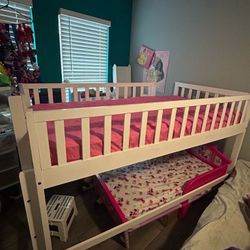 Twin Loft Bed with mattress