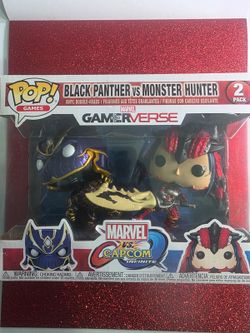 Funko Pop Games Black Panther vs Monster Hunter 2 Pack