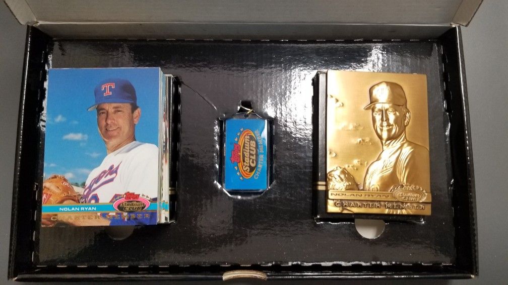 1991 topps stadium club charter member limited edition cards 1991 Topps Stadium Club Charter Member Set