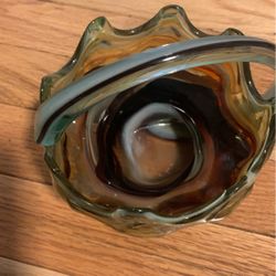 Blown glass Candy dish