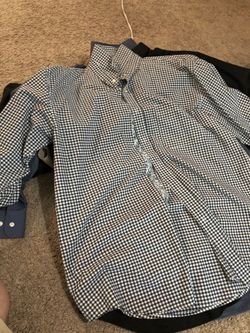7 dress shirts sizes large and XL for $15!