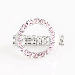 Paparazzi Pink Rhinestone Ring