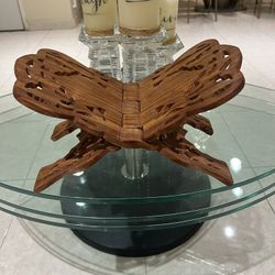 Vintage Wooden Book Holder