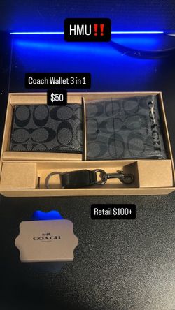 Coach 3 in 1 Wallet Box