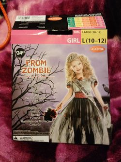 Girls Halloween Costume L(10-12)