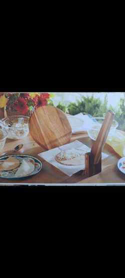PRENSA DE MADERA PARA TORTILLAS PRINCESS HOUSE 🌹⚘️