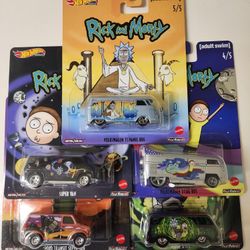 Hot Wheels Pop Culture Rick And Morty Set 