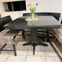 Solid Wood Dining Table 