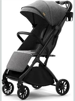 newyoo GlideTow TR18M Compact Travel Stroller for Toddlers, Baby/Infant Lightweight Lay Flat Stroller with Luggage Handle & Cup Holder, One-Hand Quick