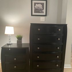 Chest of Drawers and Nightstand