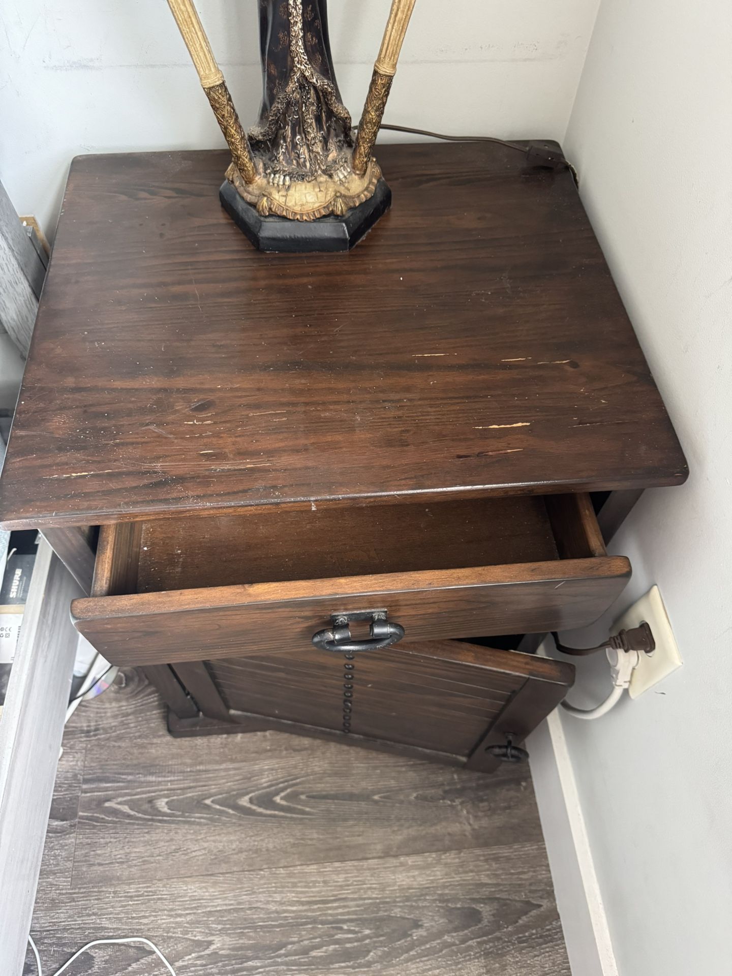 Wood Side Table