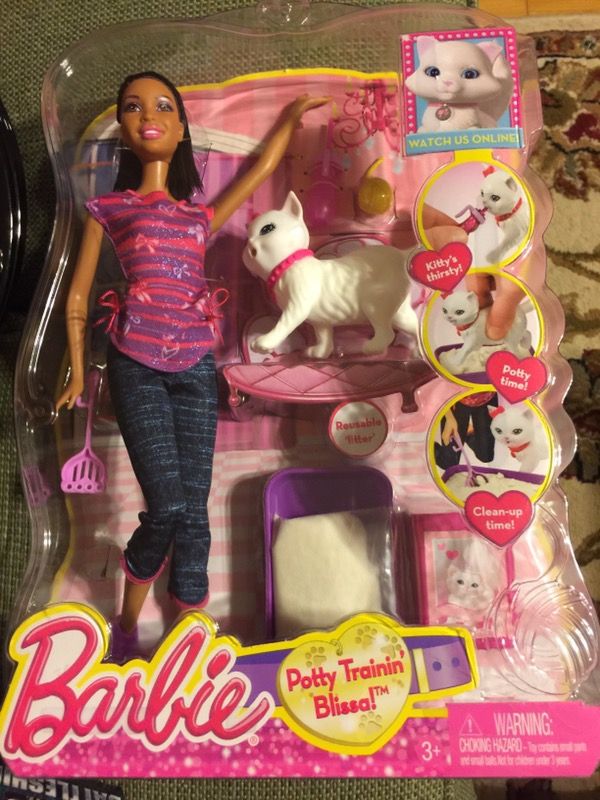 Barbie Potty Training Blissa African-American Barbie and her Pet Blissa Playset