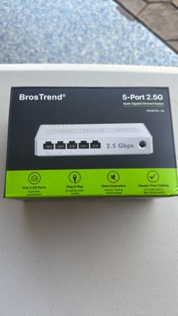 5 Port 2.5 G multi gigabit Ethernet switch
