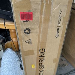 💤 Queen Box Spring – Low Profile 7″ – New in Box