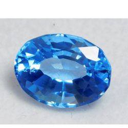 4ct Aquamarine Loose Gemstone Oval Cut  Excellent Cut Quality 