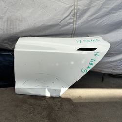 2017 Tesla Model S Left Rear Door Shell 