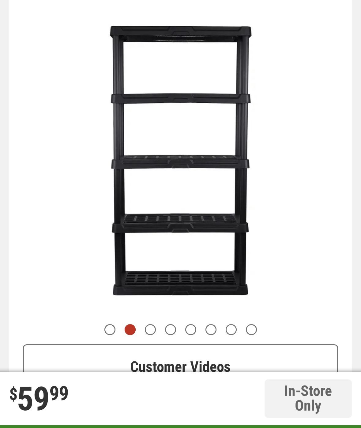 YUKON 5 Tier Storage Rack Shelving Unit