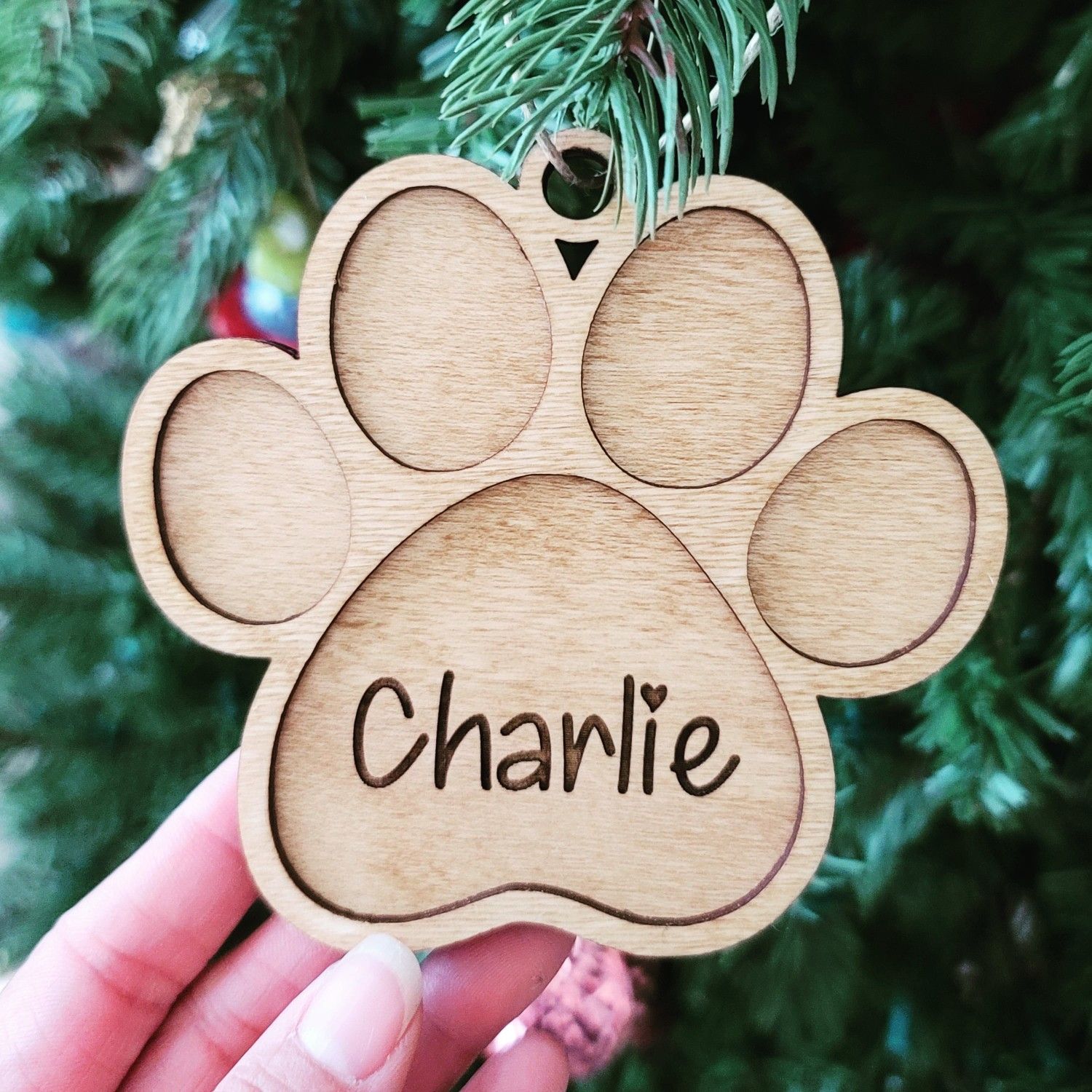 Dog "PAW" ornaments