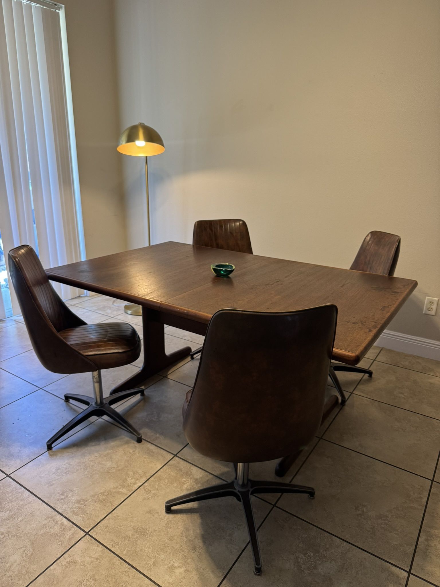 Danish Mid Century Modern Dining Room Table