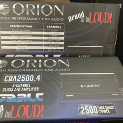 NEW AMP ORION SERIES COBALT 2500.4