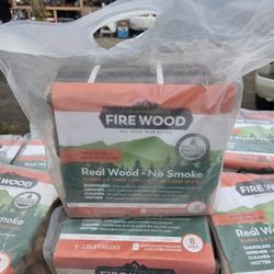 Fire Wood Fire Logs Real Wood  8 Logs Per Package