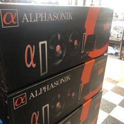 Alphasonik bass package on sale for 259.99