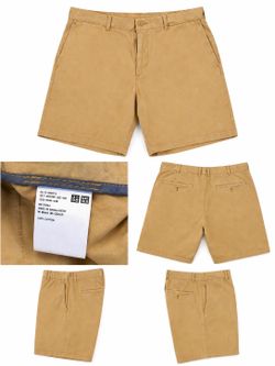 Uniqlo Chino Shorts Men’s M (30”-33”) 9” Inseam Mustard Yellow