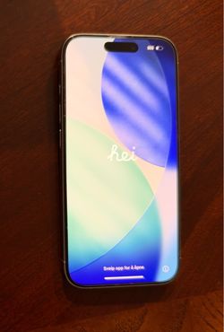 1 Silver/white iPhone15 pro 128GB- excellent condition