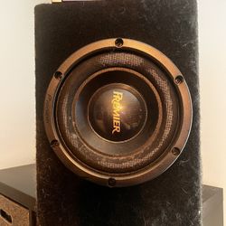 Used Pioneer Subwoofer In Box And Amp (must go together/ NOT individually)