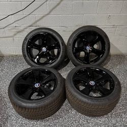 20" OEM Staggered BMW X5 X6 F15 F16 Rims Set of 4 20x10 20x11 5x120 259M + Tires