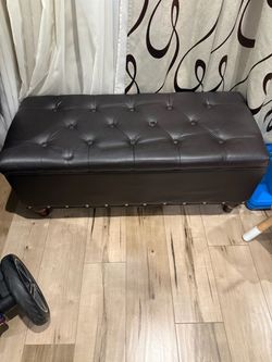 Storage Leather Sofa