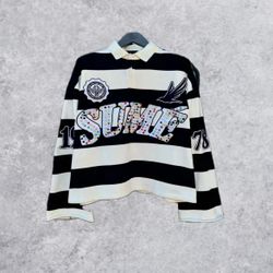 Trim y2k rugby shirt 