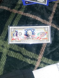 America's 250th Anniversary Collectable $2.00 Bill