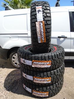 37x12.50R17 New Arroyo Tamarock R/T Red Letter 12 Ply Tires