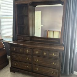 Wood Bedroom Set- Queen