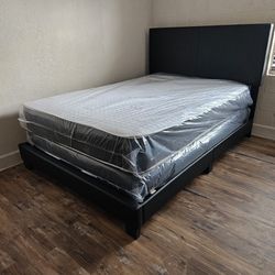 NEW FULL MATTRESS WITH BOX SPRING ♨️ Bed frame is not included 
