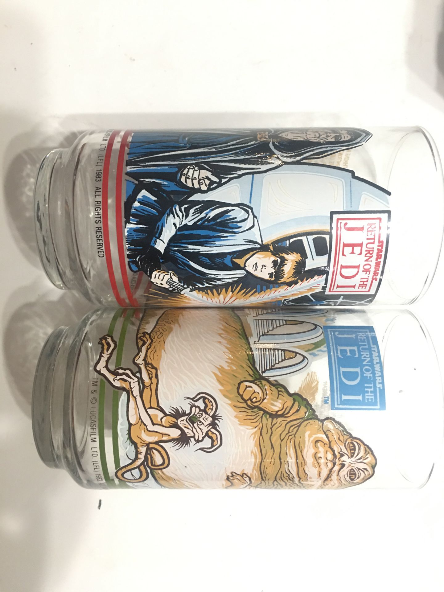 Star Wars Burger King glasses vintage